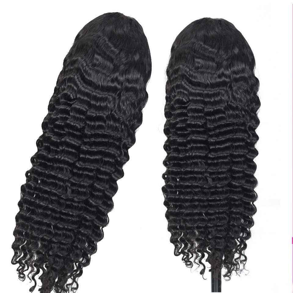 Human Hair 28 30 Deep Wave Lace Frontal Wigs 13 4 Front Wigs Human Hair 28 30 Deep Wave Lace Frontal Wigs 13 4 Front Wigs